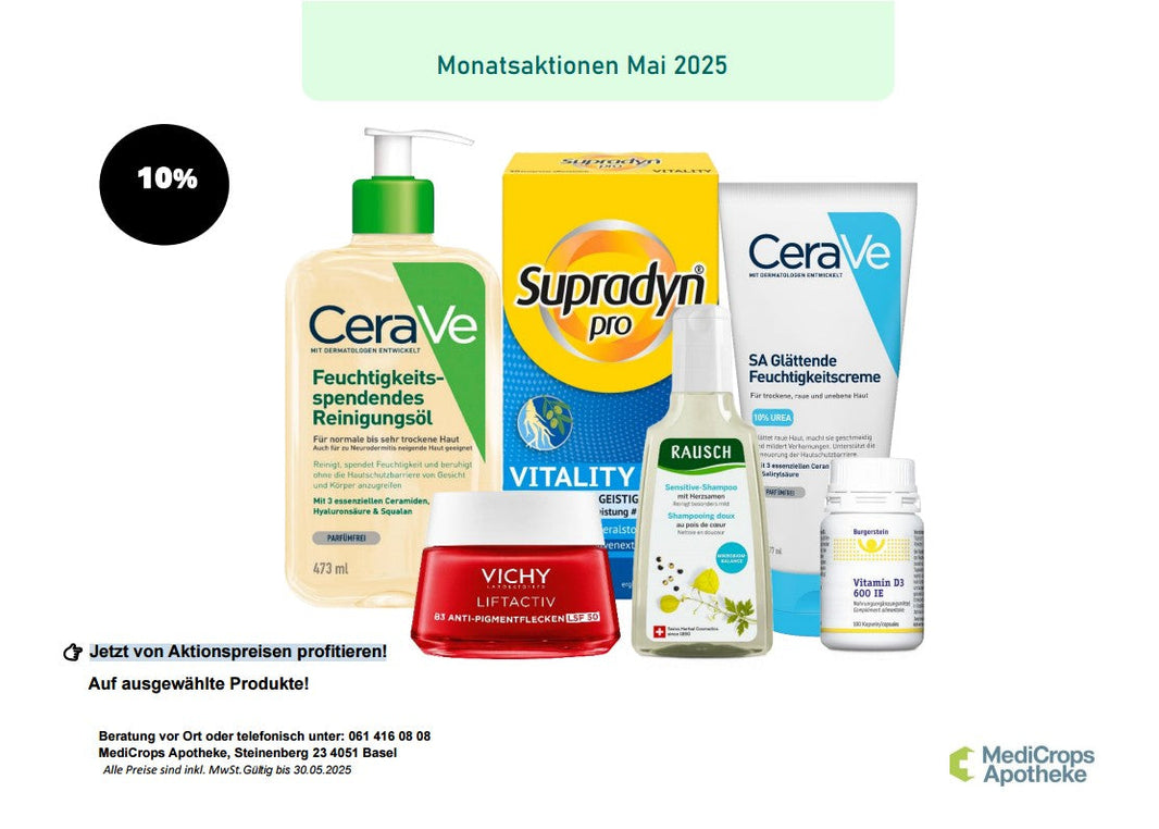 Monatsaktionen Mai 2025